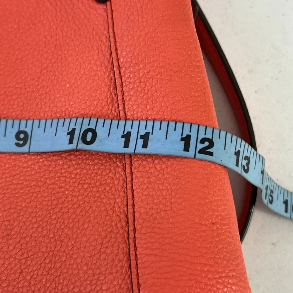 Kate Spade New York Jackson Shoulder Bag‎ Tangerine Pebbled Leather Purse